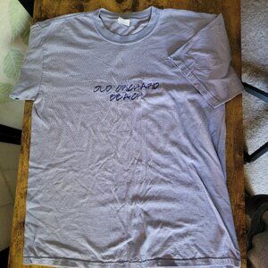 Embroidered Old Orchard Beach, T-shirt/Tunic Purple Size Large